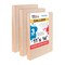 Unfinished Cradled Wood Panels for Painting, 3 Pack of 11x14 inch - Gallery Birch Wooden Canvas Boards 1-1/2" Deep - Mixed-Media Craft, Acrylic, Oil, Encaustic, Paint Pouring